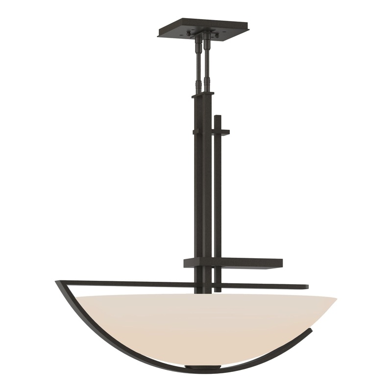 Ondrian Pendant Dark Smoke Opal Glass (GG)
