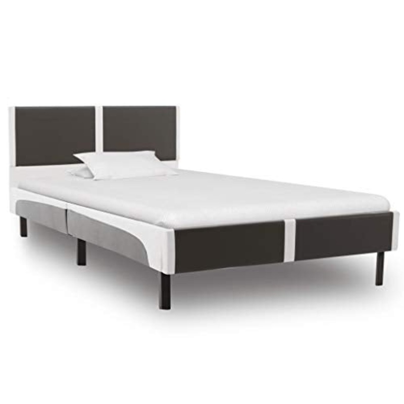 SKM Giroletto Grigio e Bianco in Similpelle 90×200 cm (18.4kg)