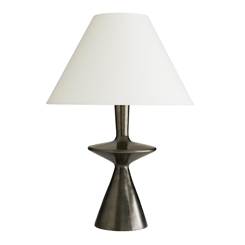 Arteriors 14203-198 Putney One Light Table Lamp Antiqued Aluminum