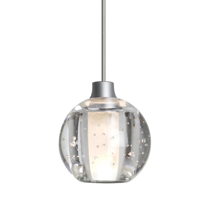 Besa 1XT-BOCA5BB-LED-SN Boca 5 One Light Pendant Satin Nickel