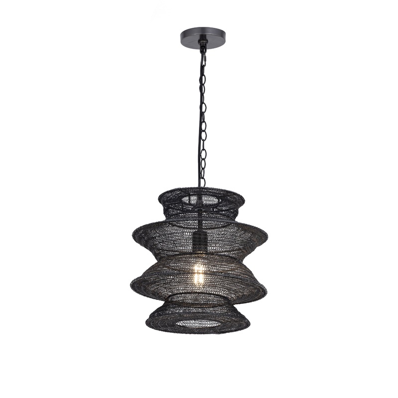 Krabi 1-Light Pendant Black