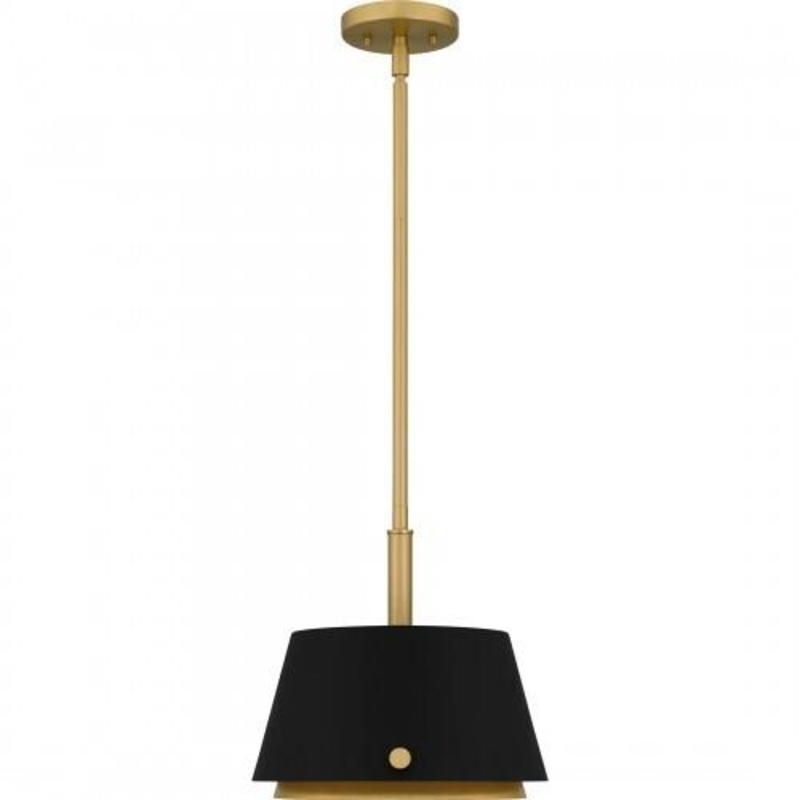 Quoizel QPP6163MBK Quoizel Piccolo Pendant Mid pendant 1 light matte black Mini Pendant