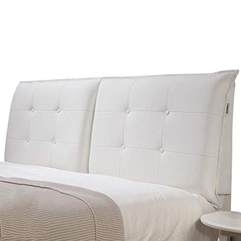 Testiera da Letto Testiere Testata Cuscino A Cuneo Cuscini Capezzale Copri Tessuto in Pelle Sintetica / 5 Taglie Disponibili
