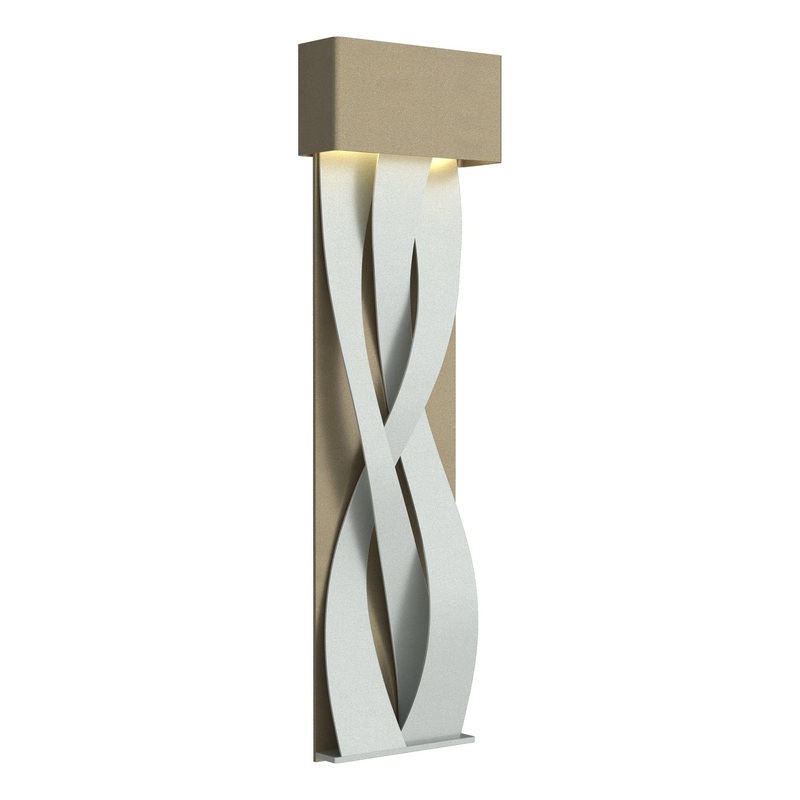 Tress Large LED Sconce Soft Gold Vintage Platinum