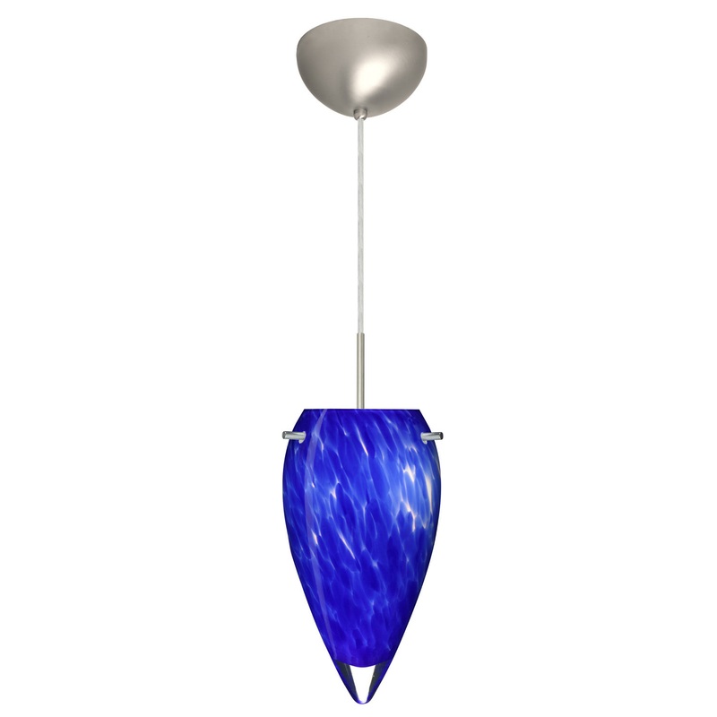 Besa 1JC-412586-LED-SN Juli One Light Pendant Nickel (Discontinued)