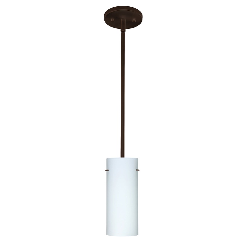 Besa 1TT-412307-LED-BR Stilo One Light Pendant Bronze