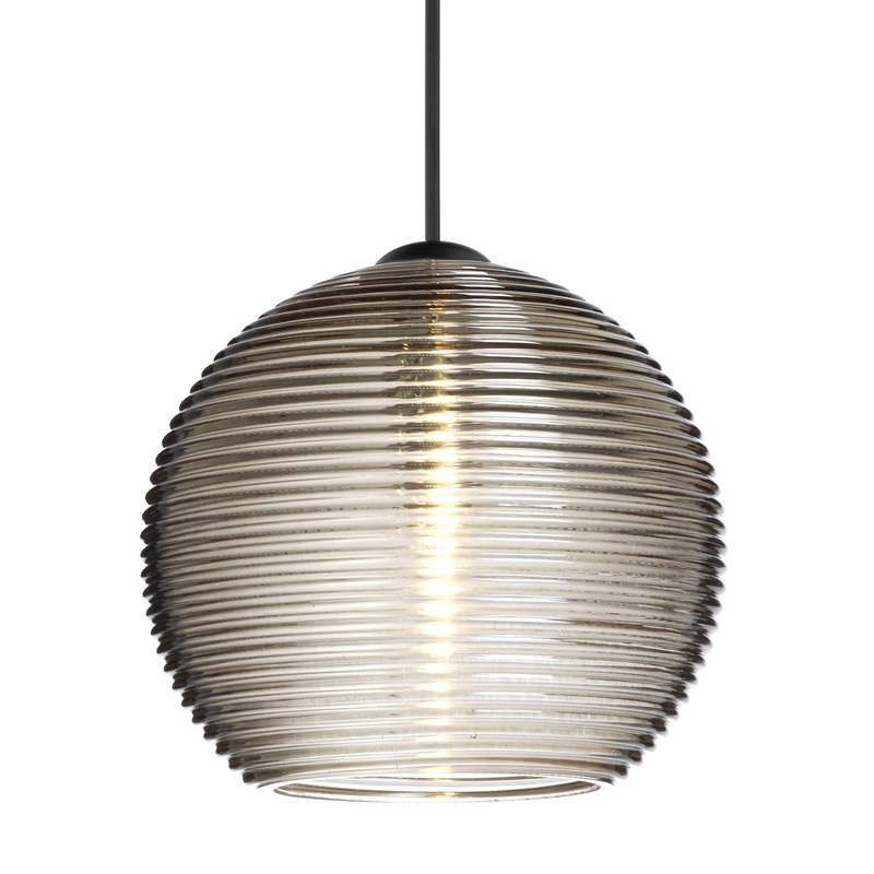 Besa 1XT-461502-BK Besa Kristall 6 Pendant One Light Pendant Black