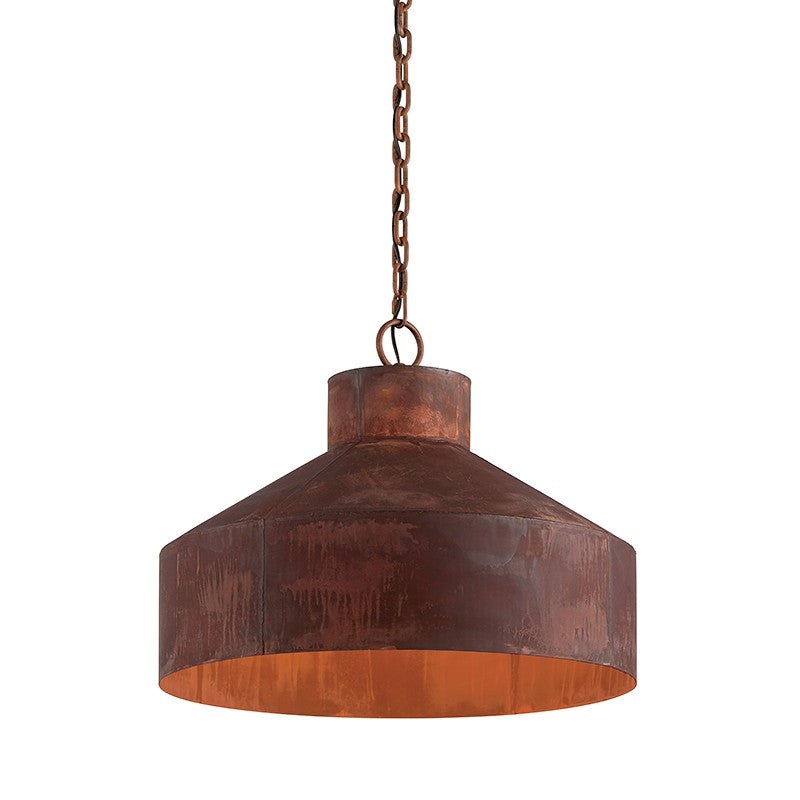 Four Light Pendant from the Rise & Shine Collection in Rust Patina Finish by Troy Lighting