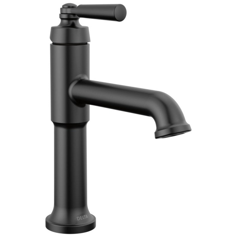 Lavatory Faucet Saylor 1 Lever ADA WaterSense Matte Black 1.2 Gallons per Minute 4-1/2 Inch