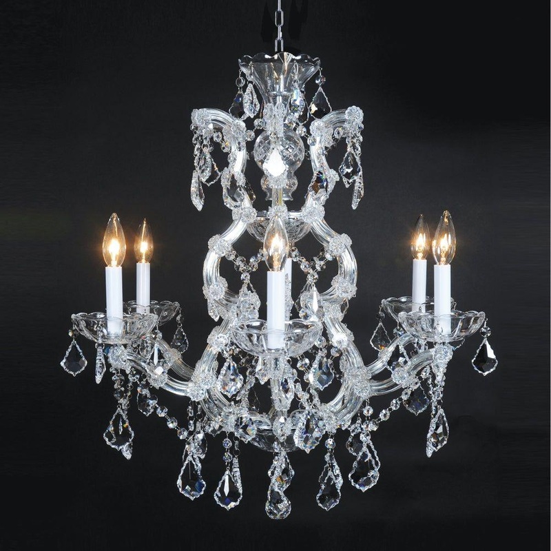 Maria Teresa Classic 6-Light Chandelier Gold