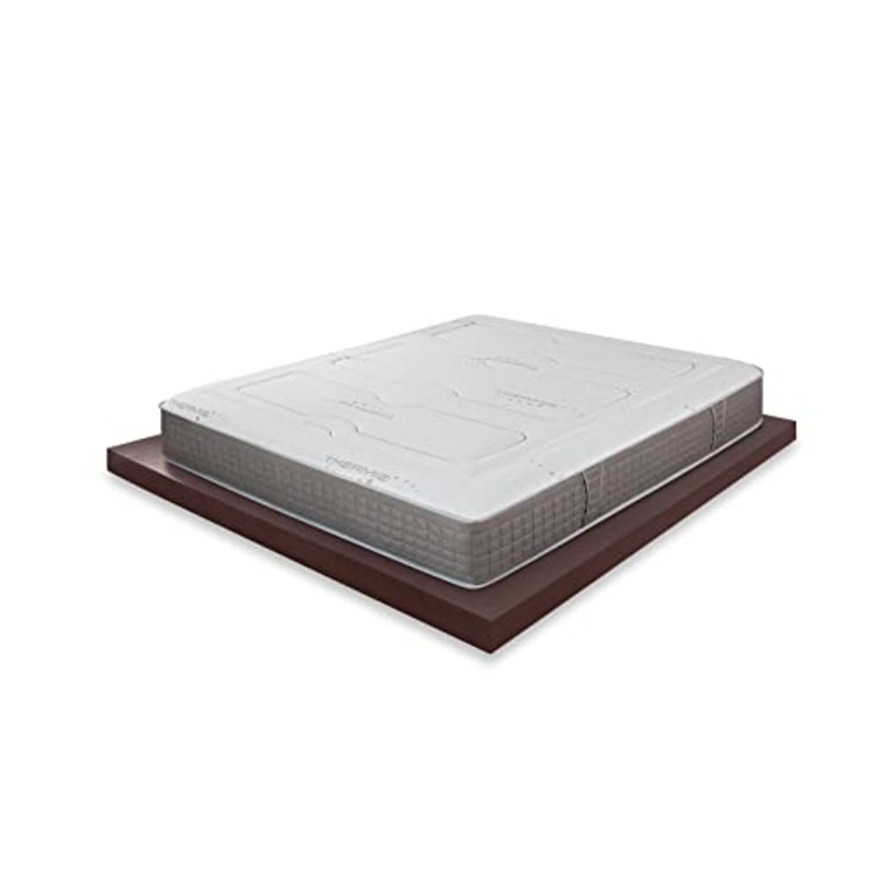 Materassimemory.eu  Materasso Spring Evo Matrimoniale 160×190 1600 Molle indipendenti con Cuscini in Omaggio Rivestimento THERMIC sfoderabile con Dispositivo Medico detraibile Ortopedico Anallergico