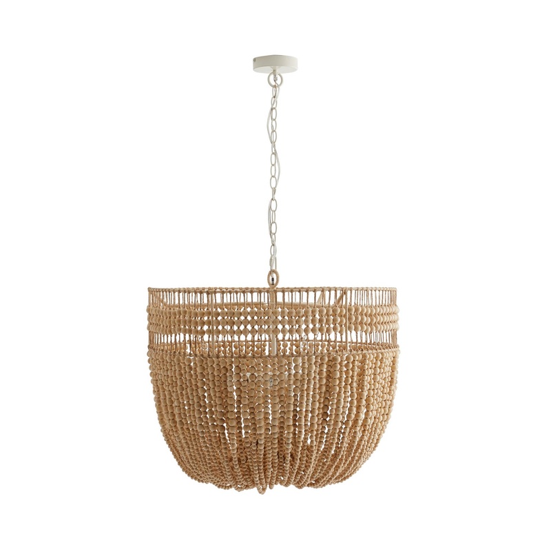 Arteriors 85025 Nina Six Light Chandelier Natural