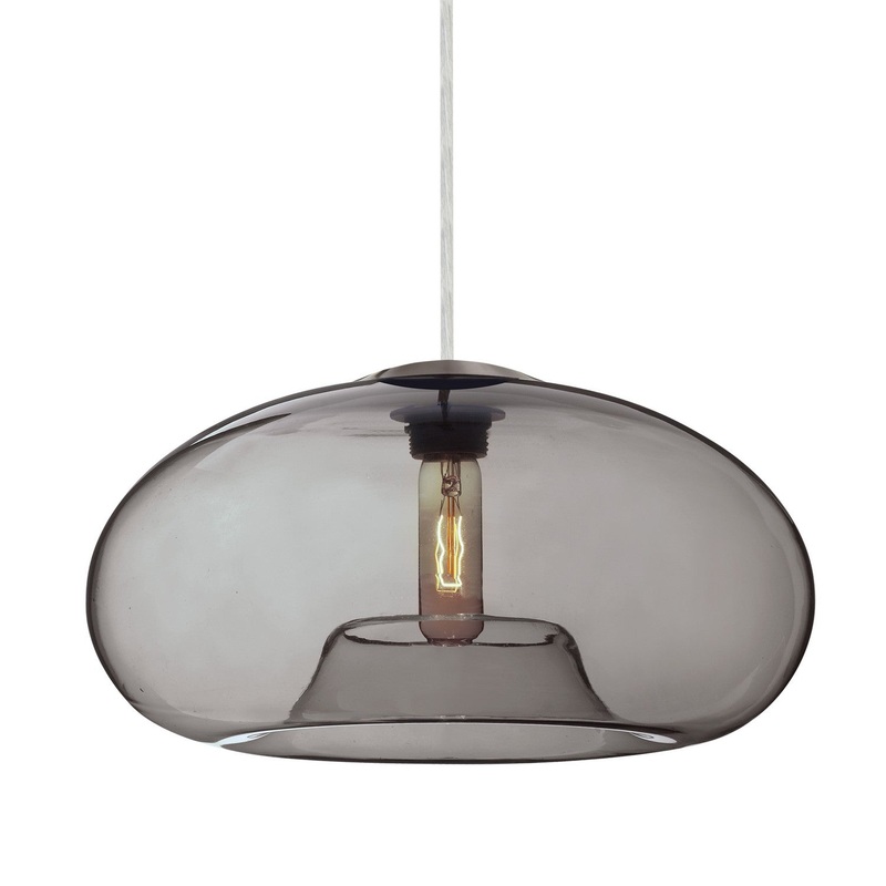 Besa 1JC-BANA15SM-SN Besa Bana 15 Pendant One Light Pendant Satin Nickel
