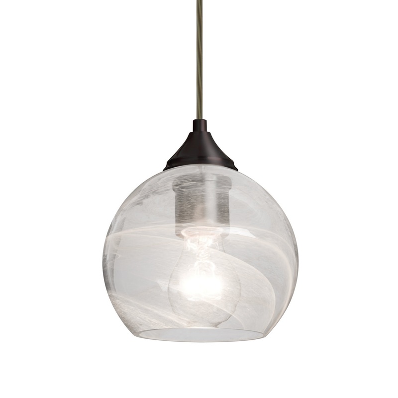 Besa 1JC-JILLYCL-BR Jilly One Light Pendant Bronze