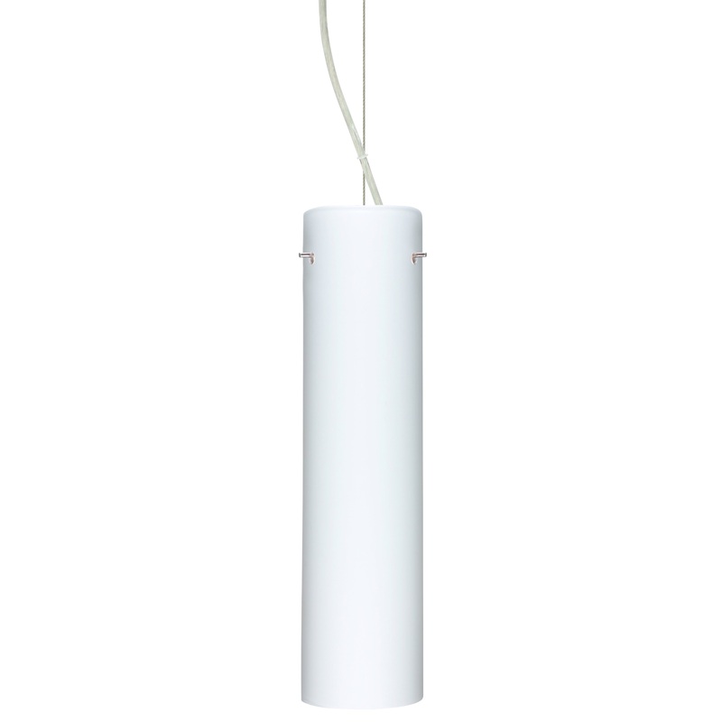 Besa 1KX-722407-SN Stilo One Light Pendant Satin Nickel