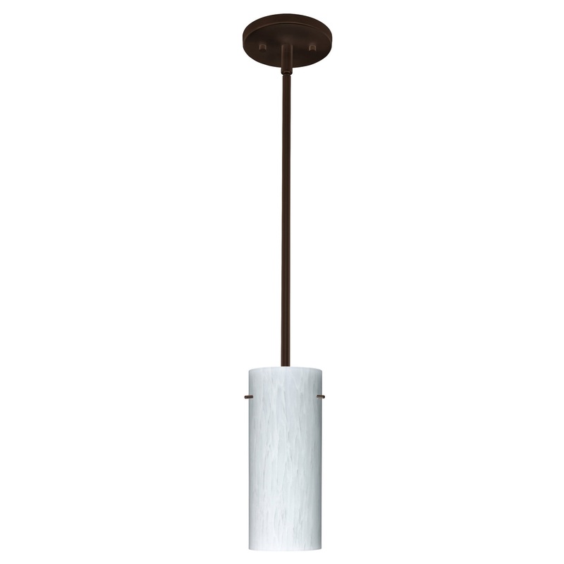 Besa 1TT-412319-LED-BR Stilo One Light Pendant Bronze