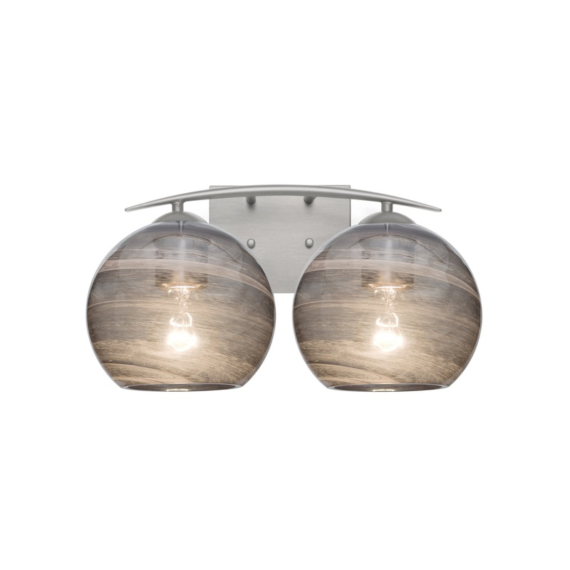 Besa 2WC-JILLYSM-SN Jilly Two Light Vanity Satin Nickel