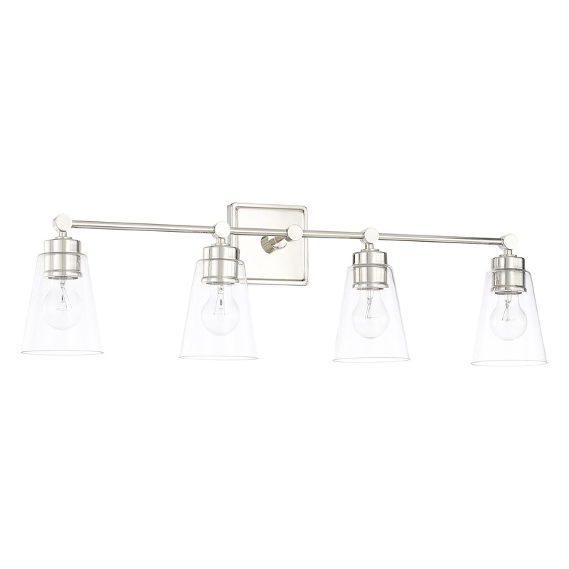 Capital Lighting 121841PN-432 Rory 4 Light Vanity Polished Nickel