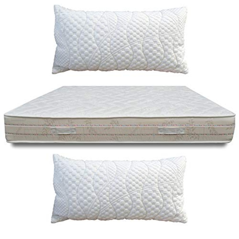 Perfetto Top Materasso alto 20 cm ortopedico anatomico in Airpur e Memory Foam matrimoniale 160×190 + 2 cuscini fiocco memory