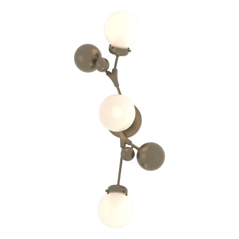 Sprig Sconce Soft Gold Opal Glass (GG)