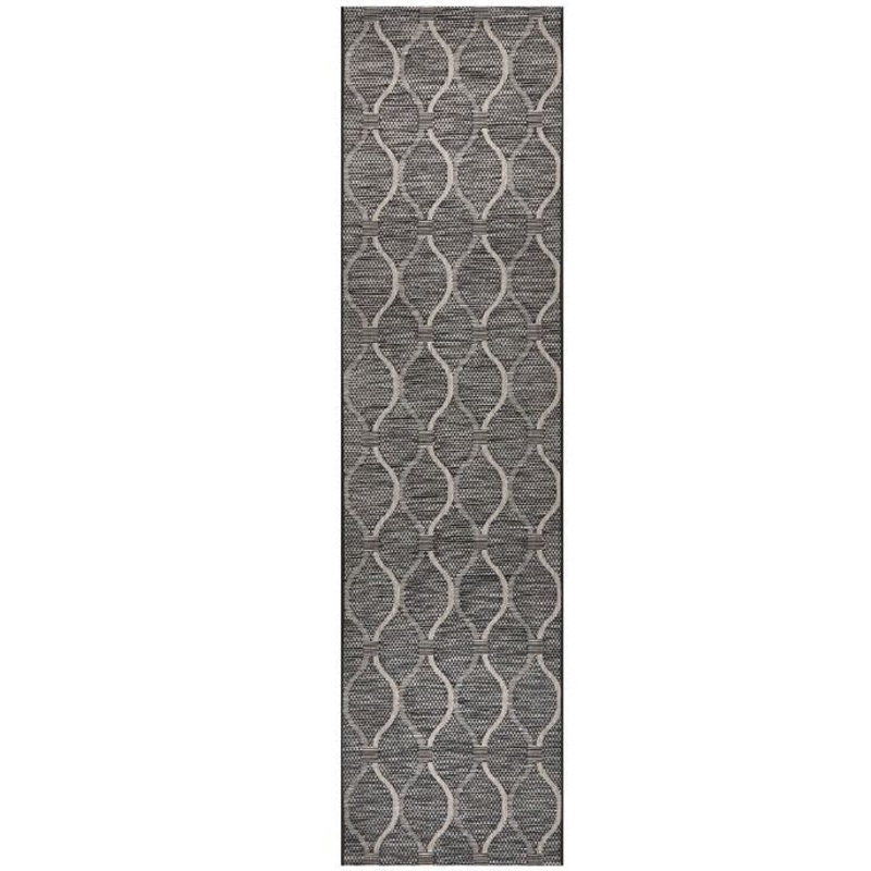 Terrace 5501 Black Runner by Rug Culture-400X80CM – RUNNER