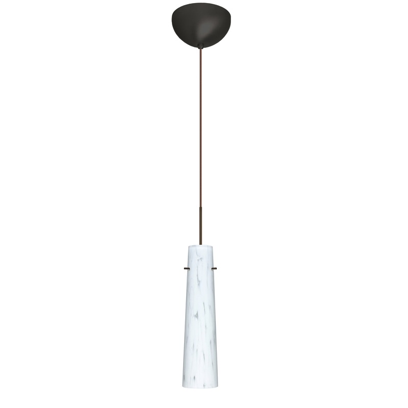 Besa 1XC-567419-LED-BR Camino One Light Pendant Bronze (Discontinued)