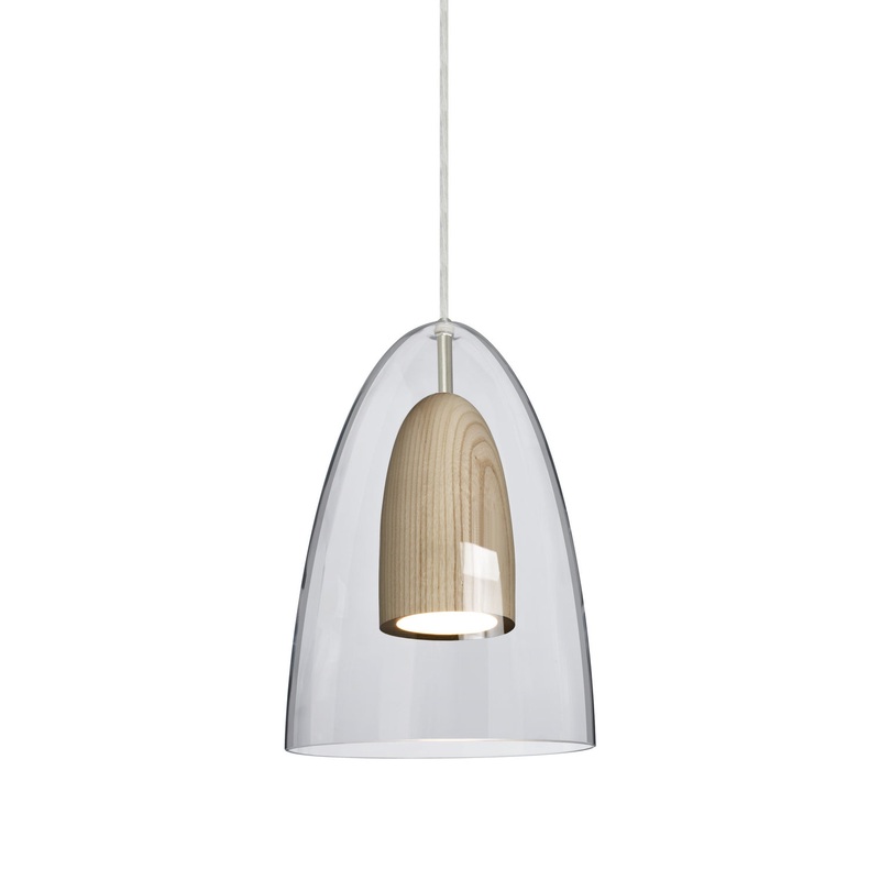 Besa J-DANOCLNA-LED-SN Dano LED Pendant Satin Nickel