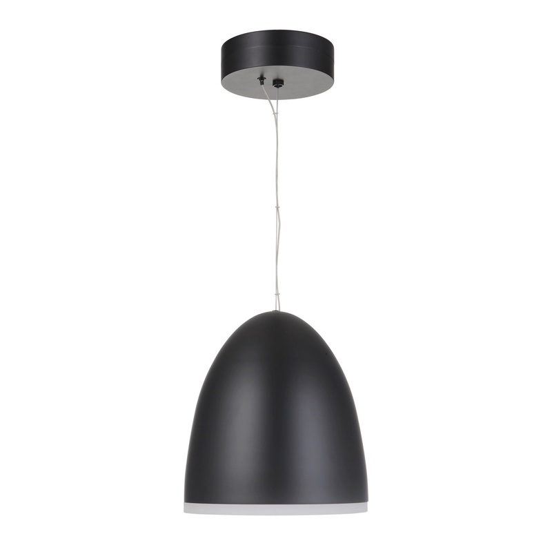 Craftmade 51191-FB-HUE Studio LED Pendant Flat Black (Discontinued)