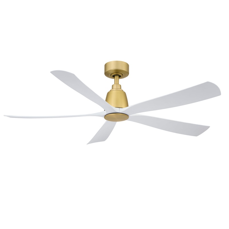 Fanimation FPD5534BS Kute5 52 52″ Ceiling Fan Brushed Satin Brass