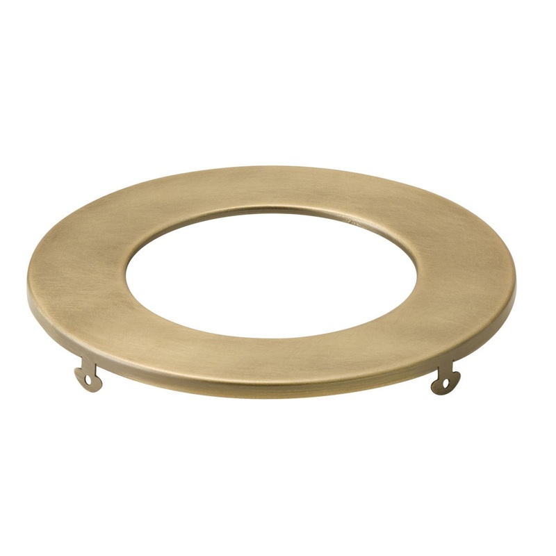 Kichler DLTSL04RNBR Slim Downlight Trim, Natural Brass