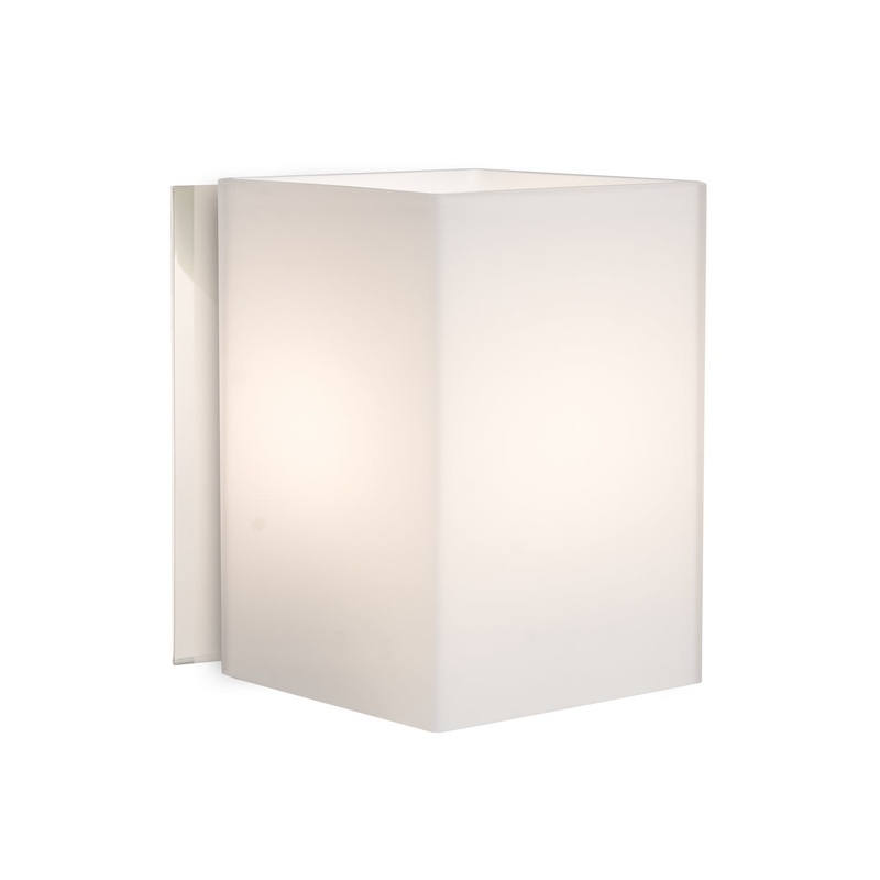 One Light Wall Sconce from the Tito Collection in Chrome Finish by Besa