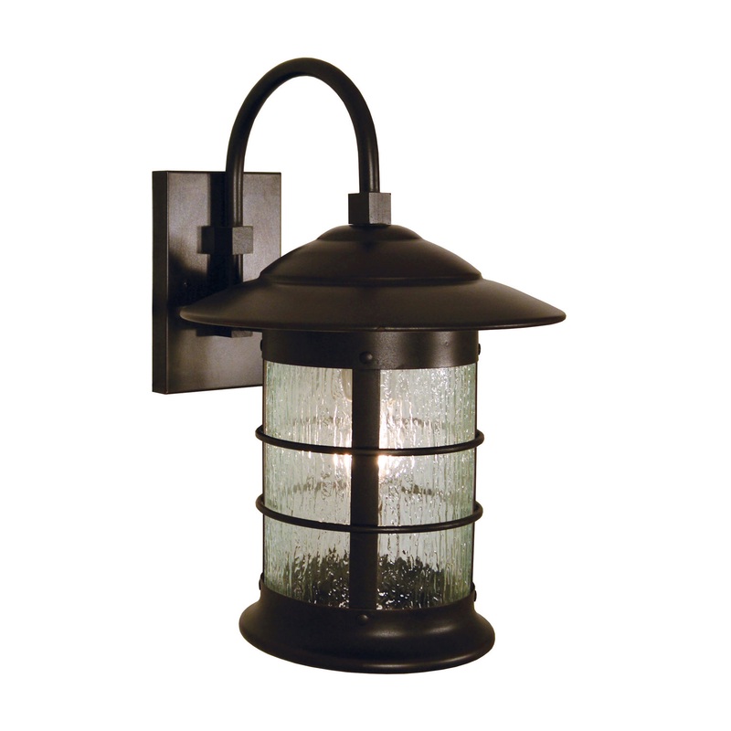 Arroyo NB-9RM-BZ Newport One Light Wall Mount Bronze