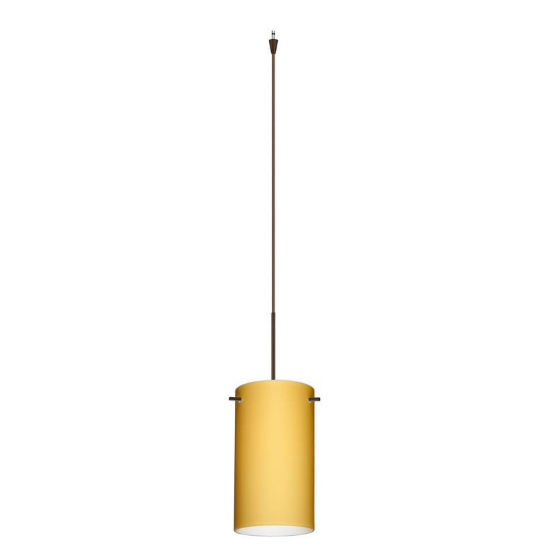 Besa XP-4404VM-BR Stilo One Light Pendant Bronze (Discontinued)