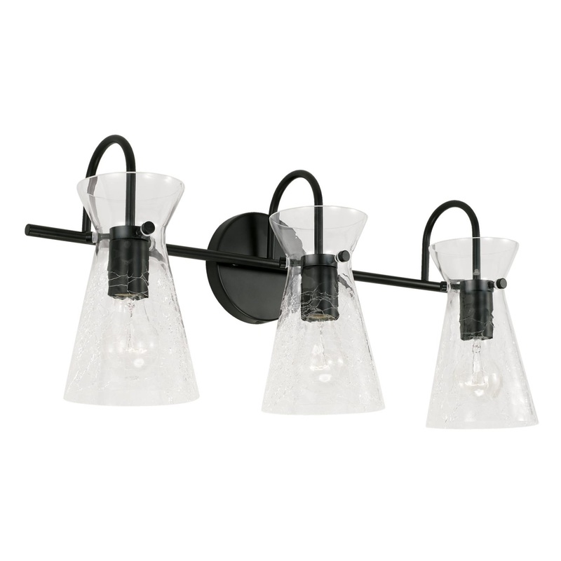 Capital Lighting 142431MB Mila 3 Light Vanity Matte Black