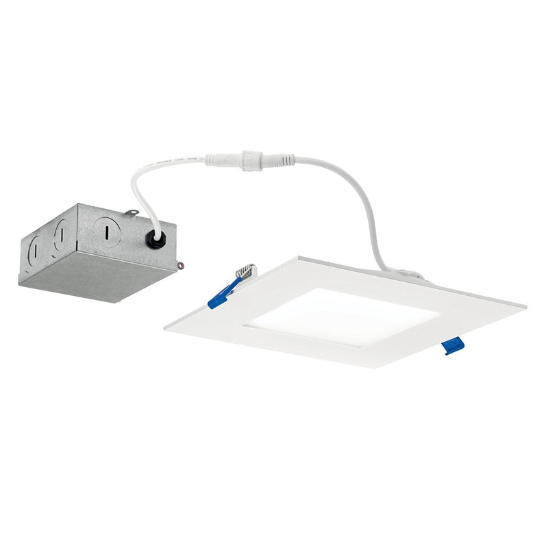 Kichler DLSL06S3090WHT LED Downlight, Textured White