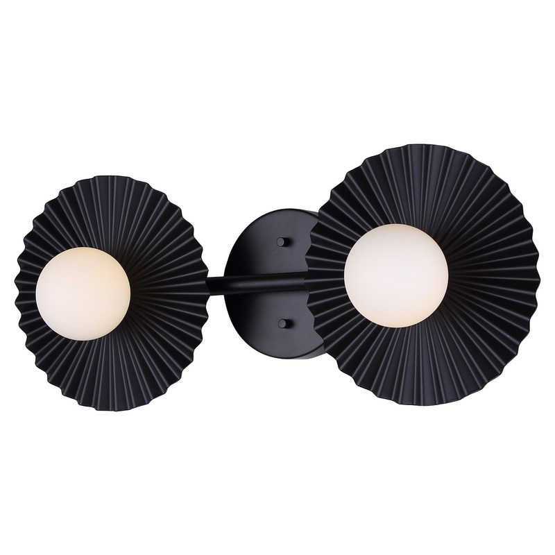 Payton 2-Light Vanity Black