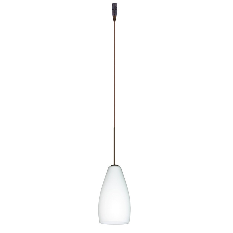 Besa RXP-719807-BR Karli One Light Pendant Bronze