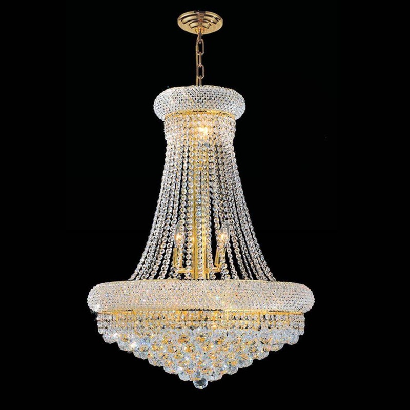 Empire 14-Light Chandelier Chrome