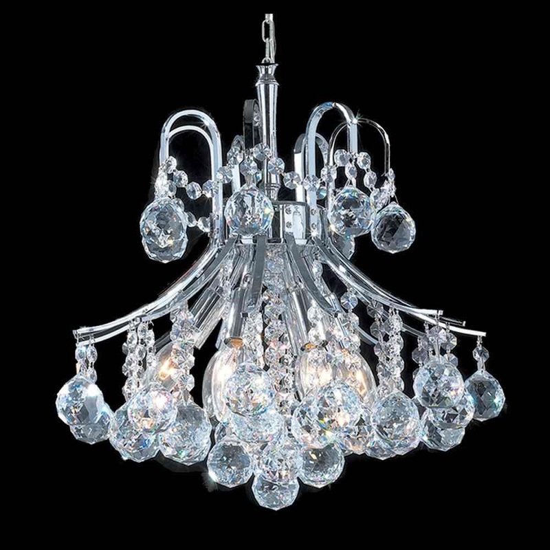 Essentials 6-Light Chandelier Chrome