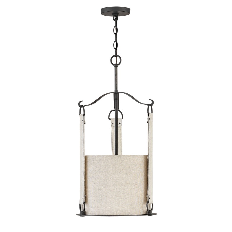 LED Pendant from the Telluride Collection in Brushed Graphite Finish by Hinkley