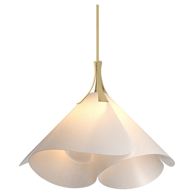 Mobius Large Pendant Modern Brass