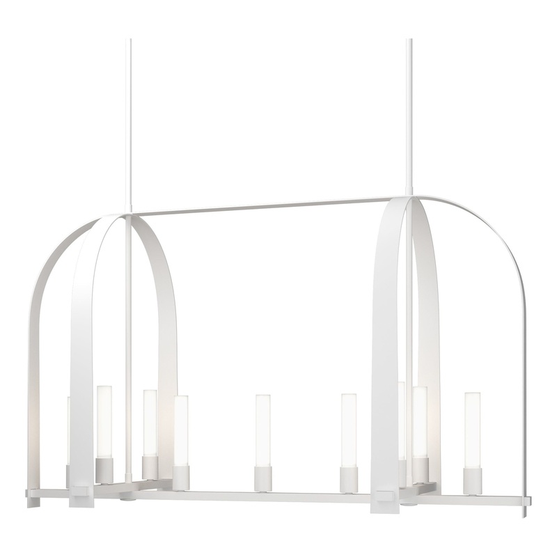 Triomphe 9-Light Linear Pendant White