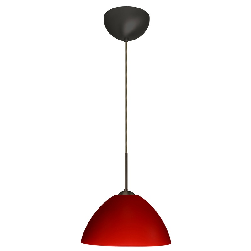 Besa 1JC-420131-LED-BR Tessa One Light Pendant Bronze