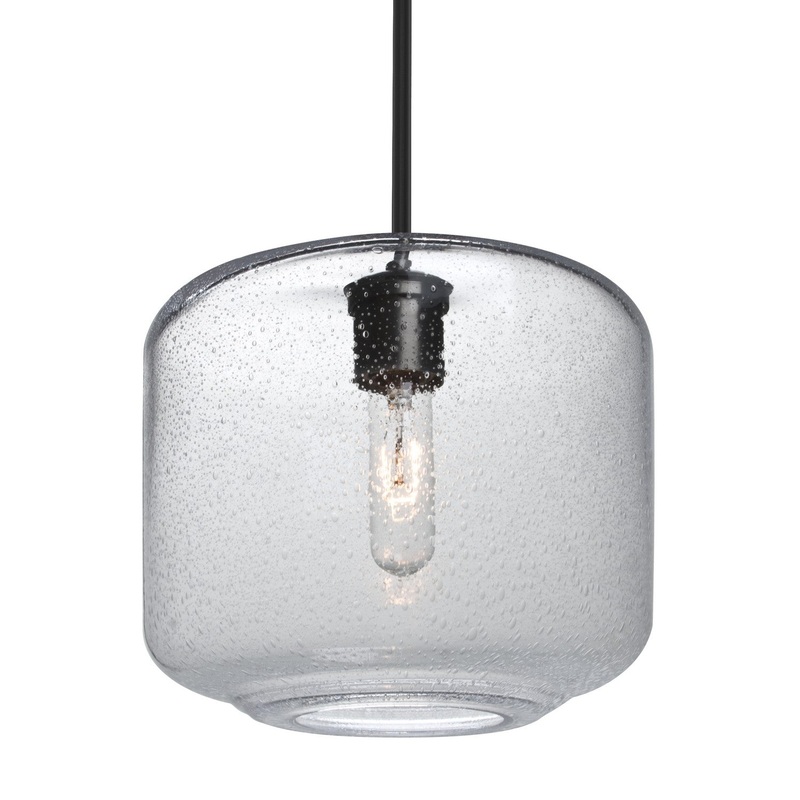 Besa 1TT-NILES10CL-BK Besa Niles 10 Stem Pendant One Light Pendant Black