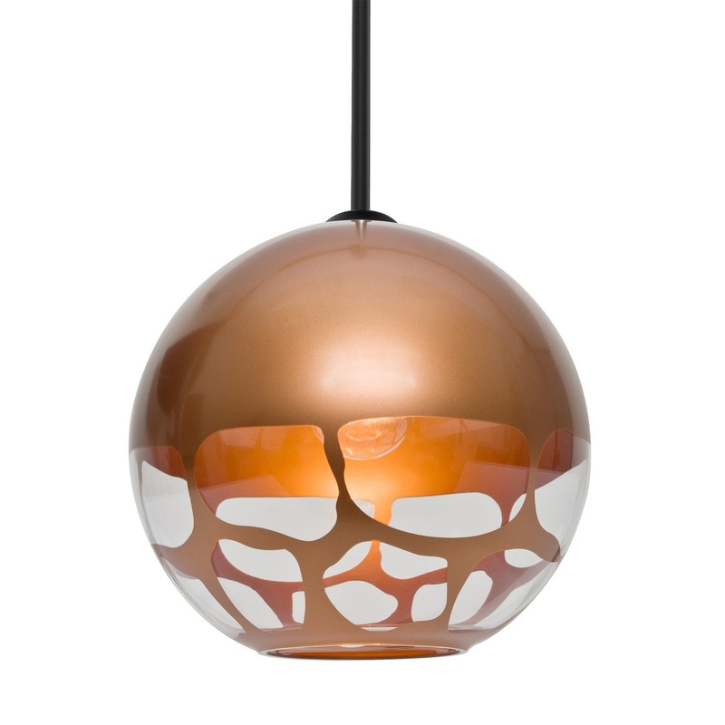 Besa 1TT-ROCKYCP-BK Besa Rocky Stem Pendant One Light Pendant Black
