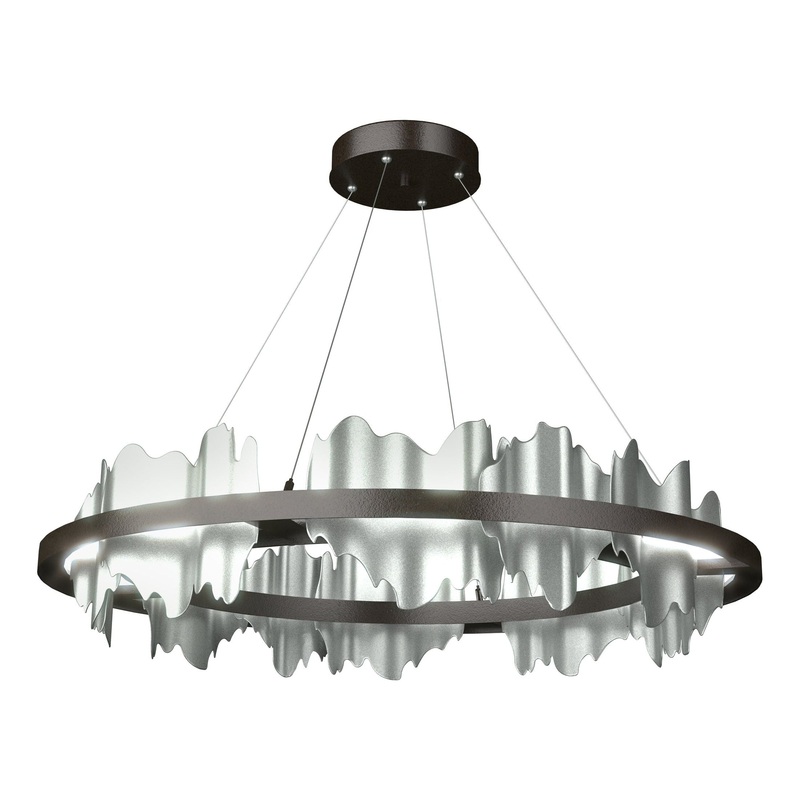 Hildene Circular LED Pendant Oil Rubbed Bronze Vintage Platinum