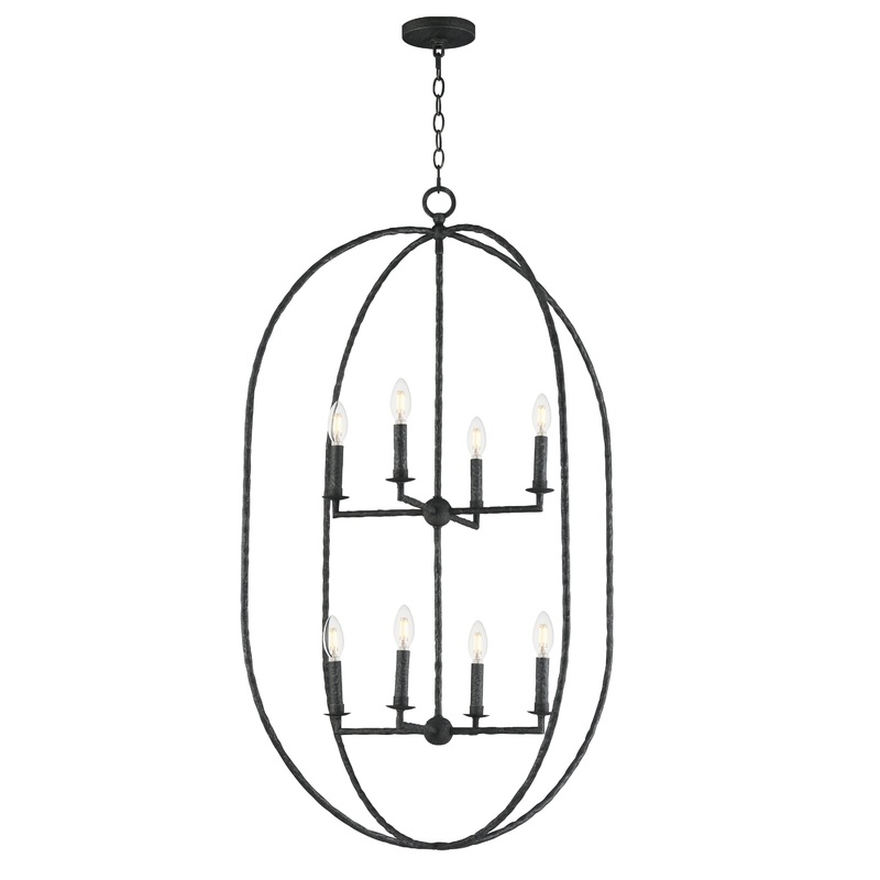 Martel 8-Light Pendant Blacksmith