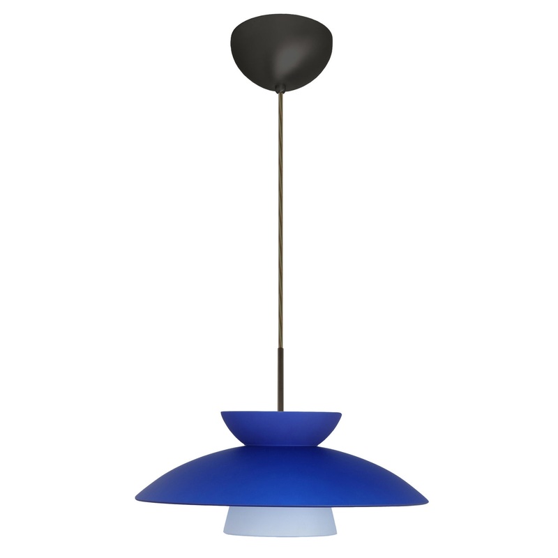 Besa 1JC-451323-LED-BR Trilo One Light Pendant Bronze