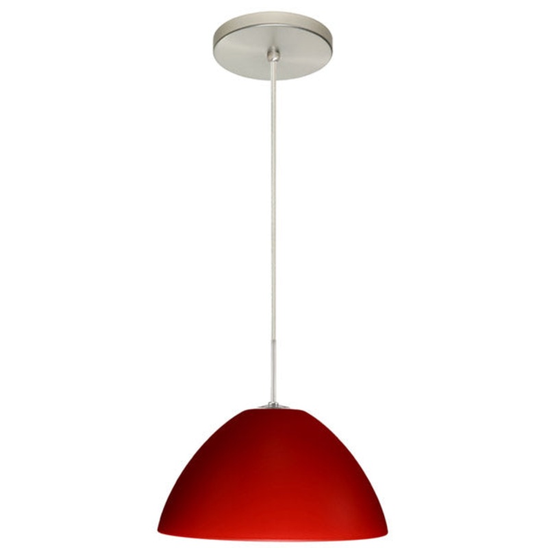 Besa 1JT-420131-SN Tessa One Light Pendant Satin Nickel