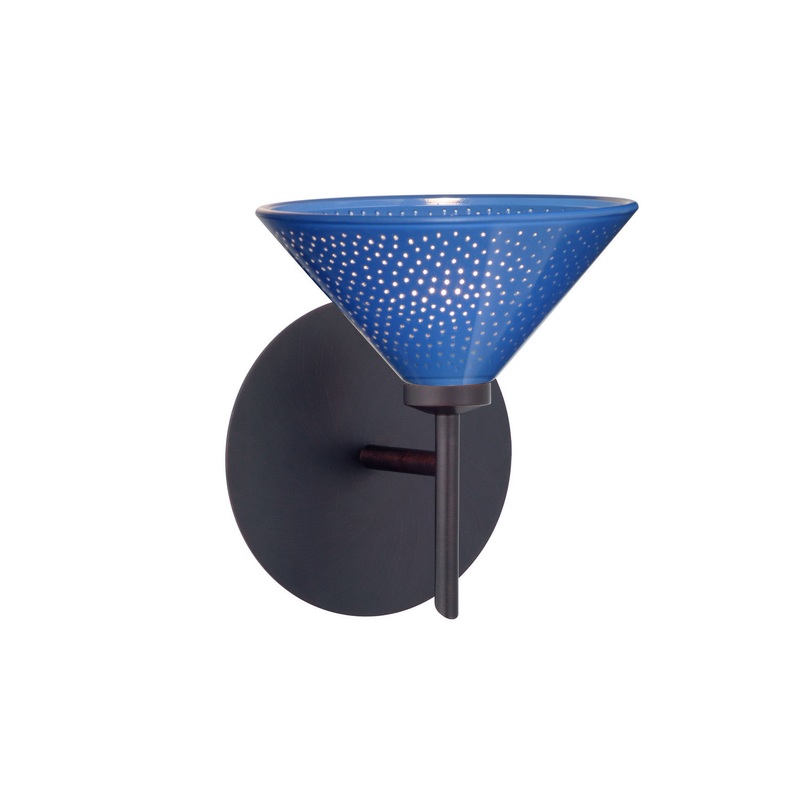 Besa 1SW-282484-BR Kona One Light Wall Sconce Bronze